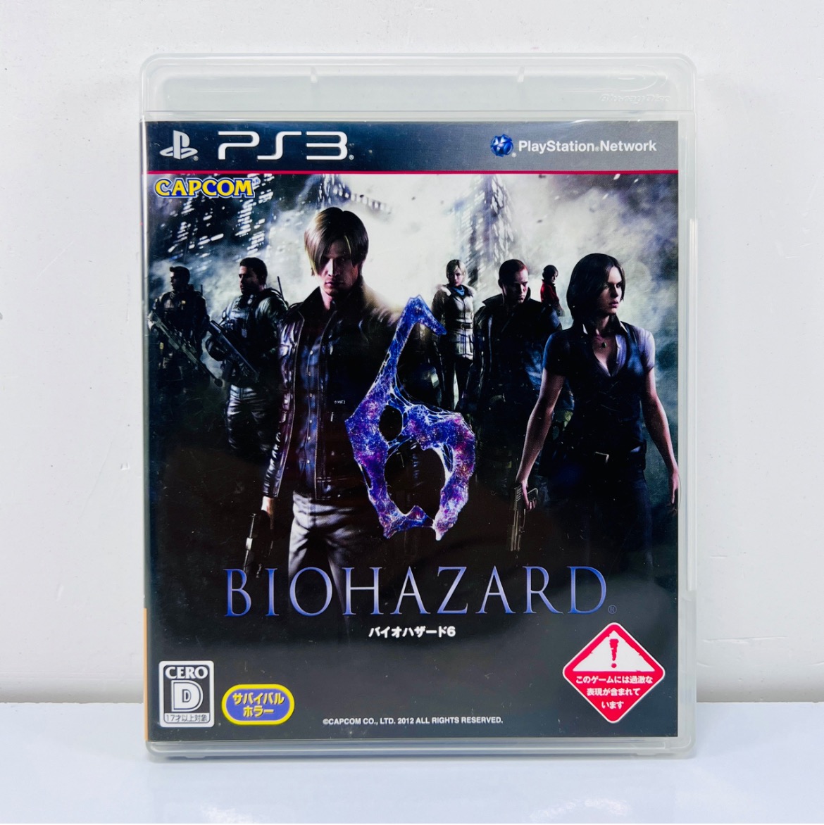 Resident evil 6 ps3 در حد نو (ژاپن)