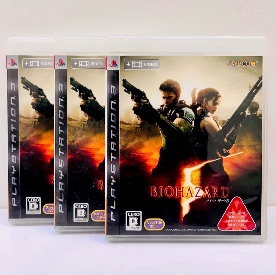 Resident evil 5 ps3 در حد نو (ژاپن)