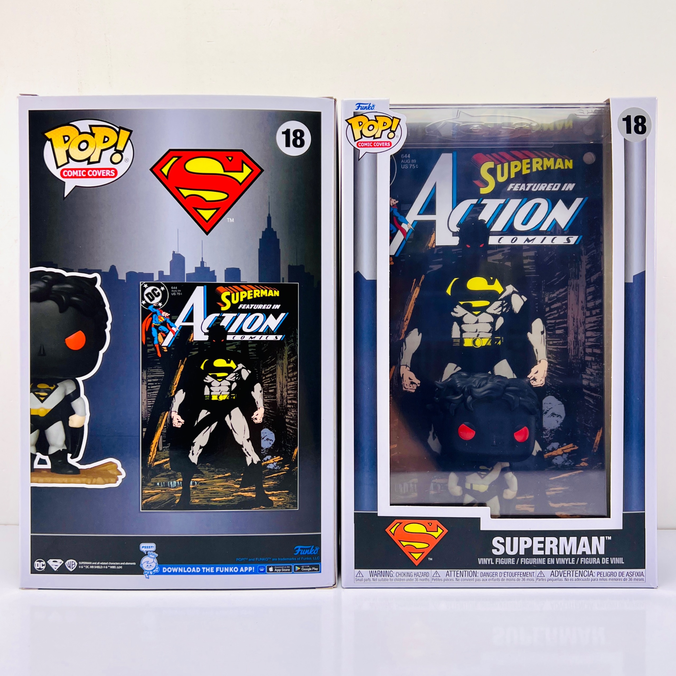 فانکوپاپ اورجینال funko comic cover superman
