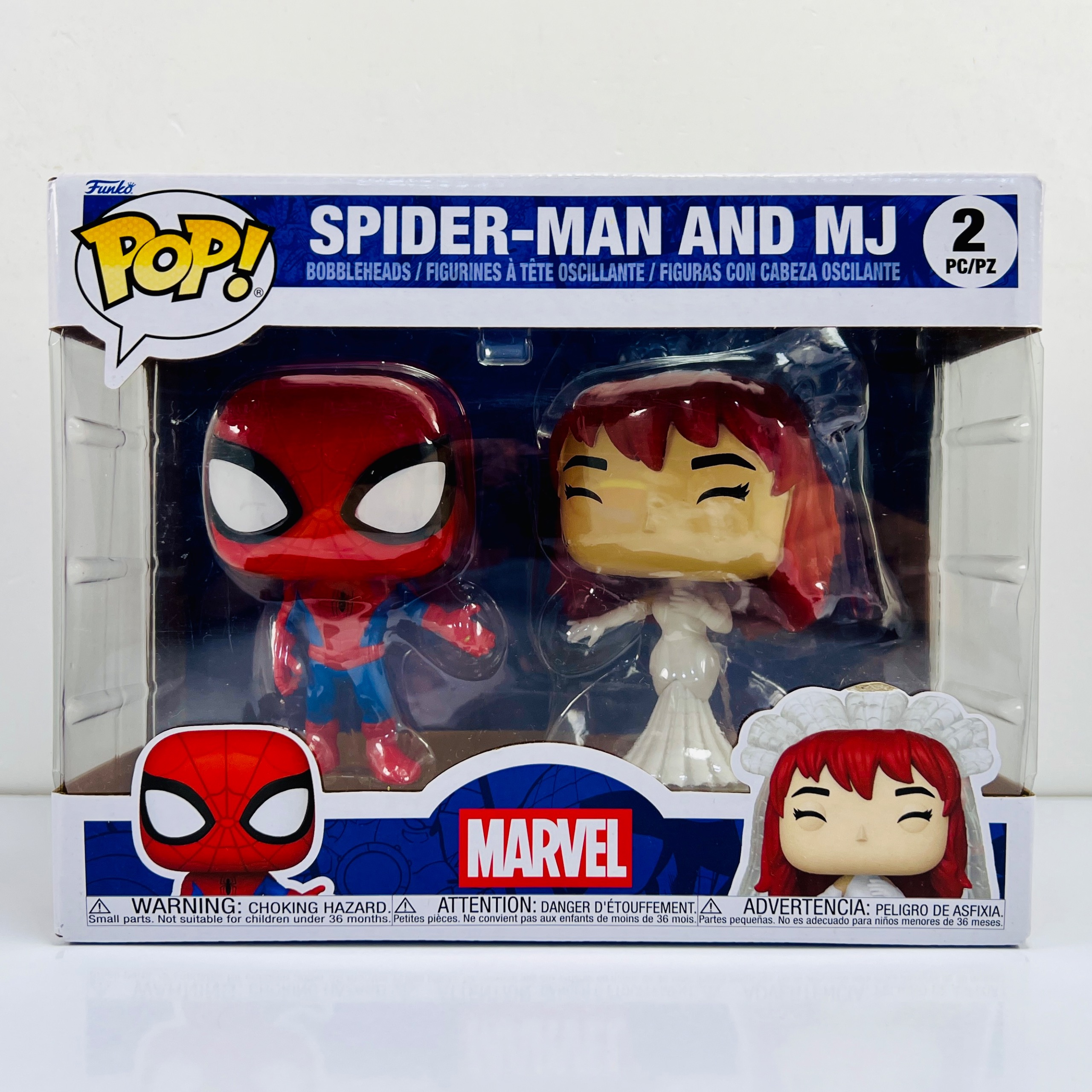 فانکوپاپ اورجینال funko 2pack spiderman mj