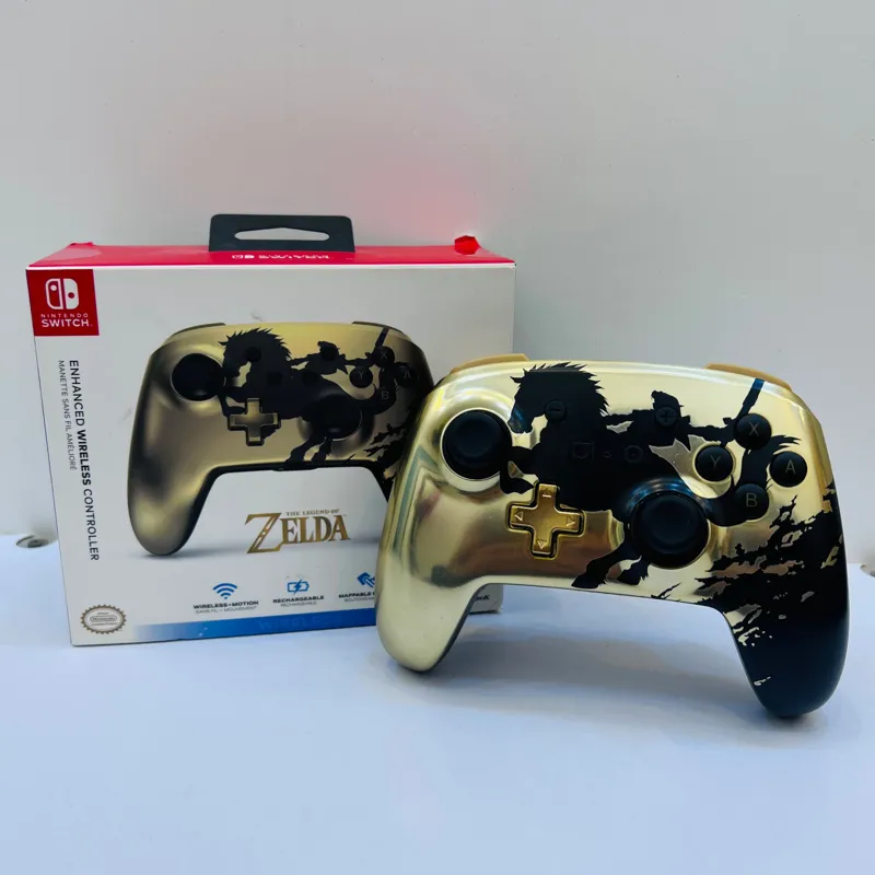 دسته اورجینال nintendo باندل zelda در حد نو