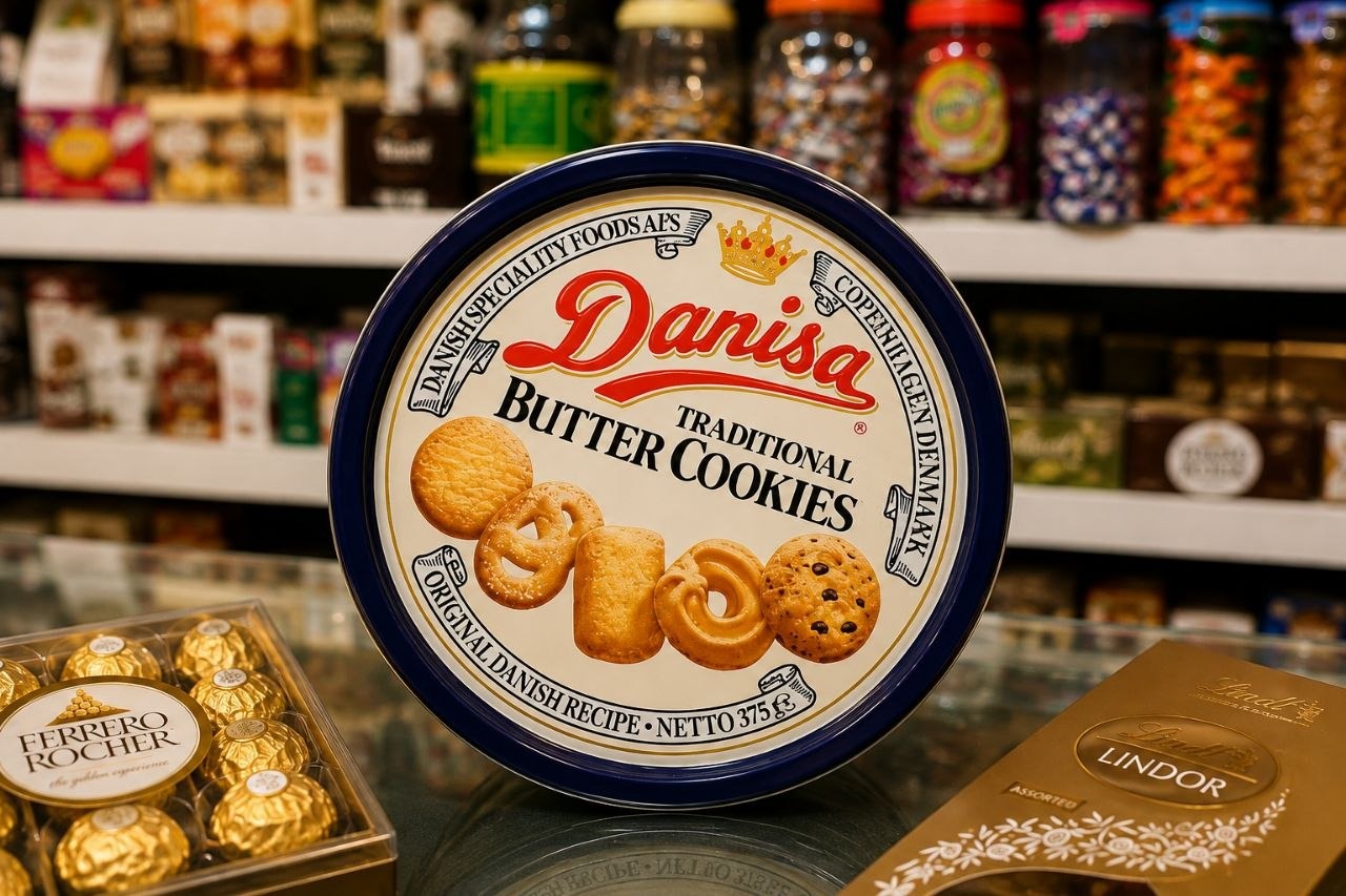 بیسکویت کرهای دانیسا (Danisa Butter Cookies)