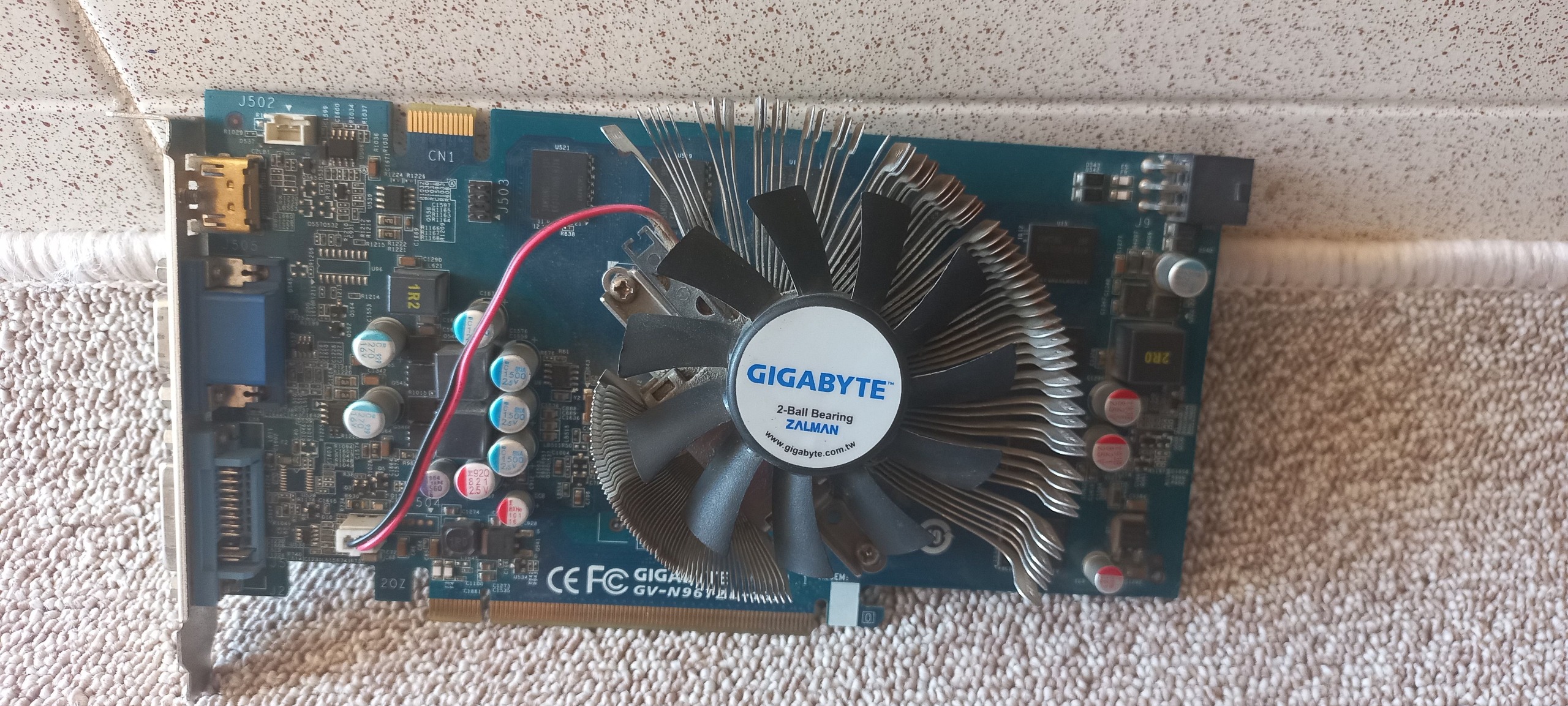 کارت گرافیک Nvidia 9600 gt 256bit