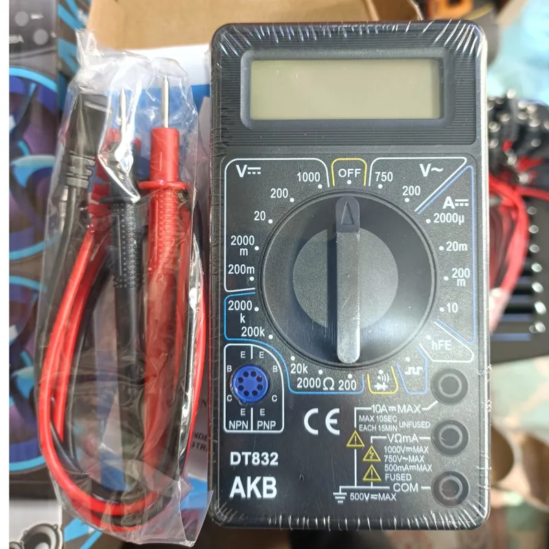 مولتی متر دیجیتال مدل DT832
