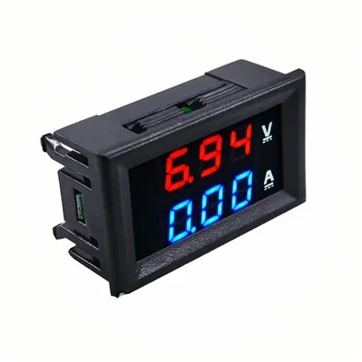 ولتمتر/آمپرمتر پنلی 10A/99V