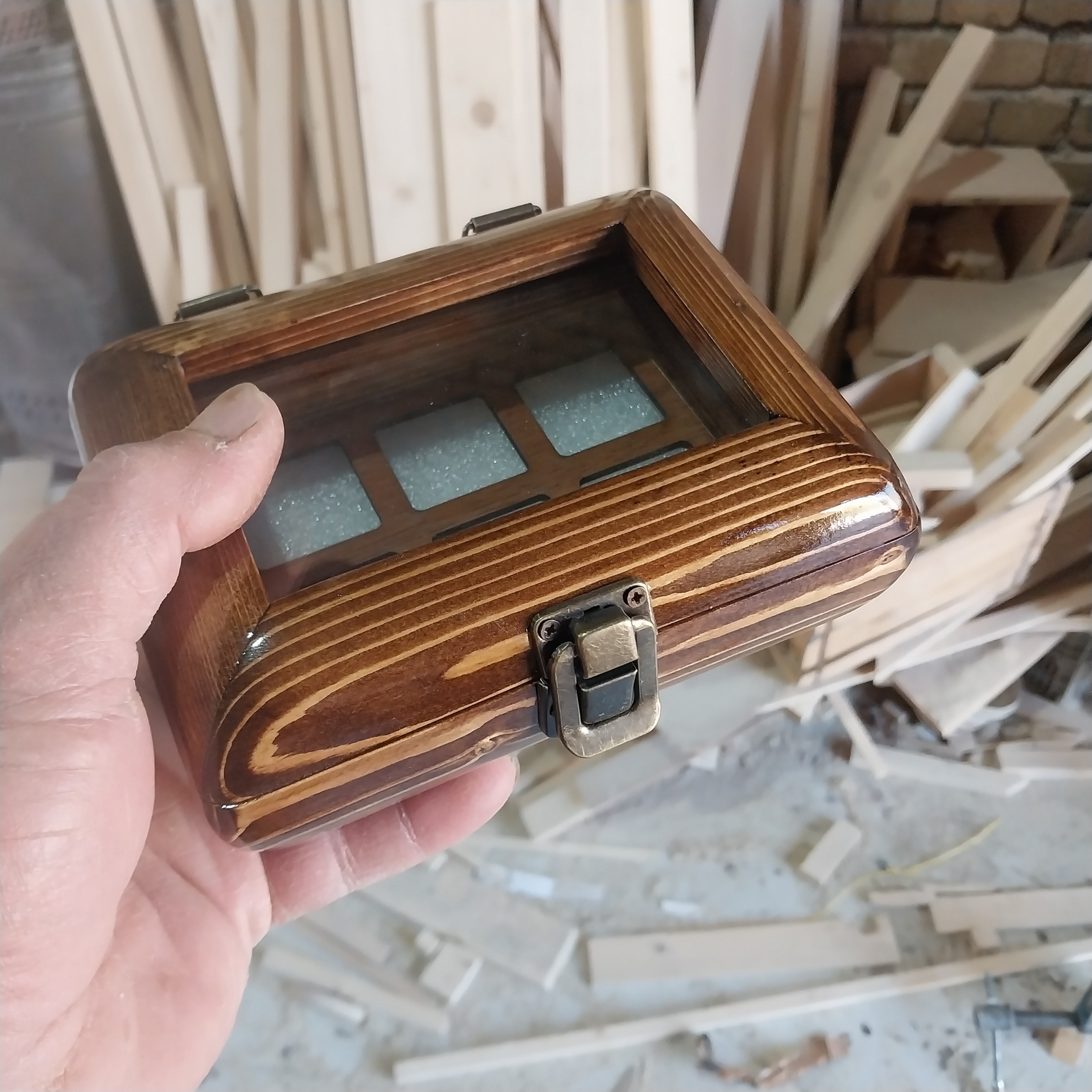 باکس چوبی انگشتر