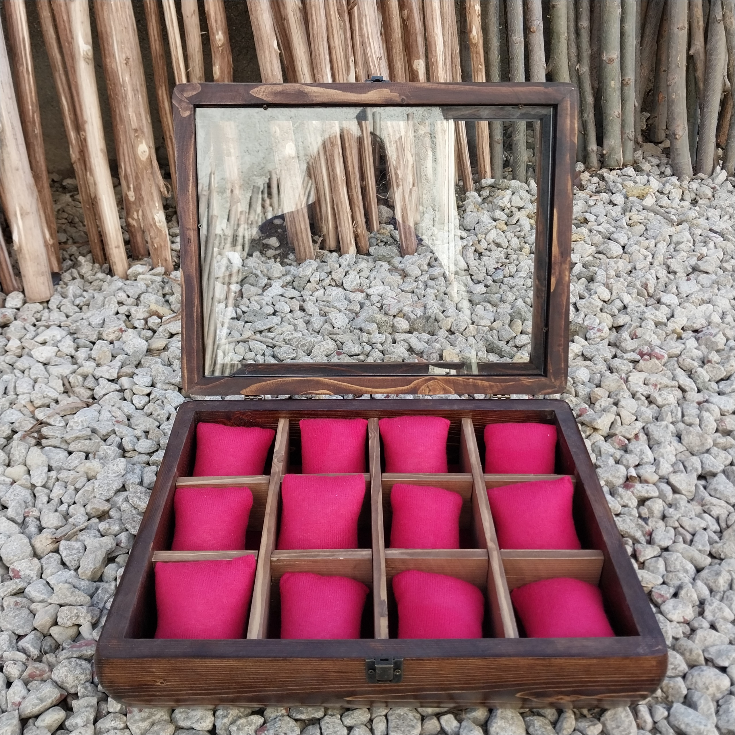 جعبه ساعت چوبی کلکسیونی