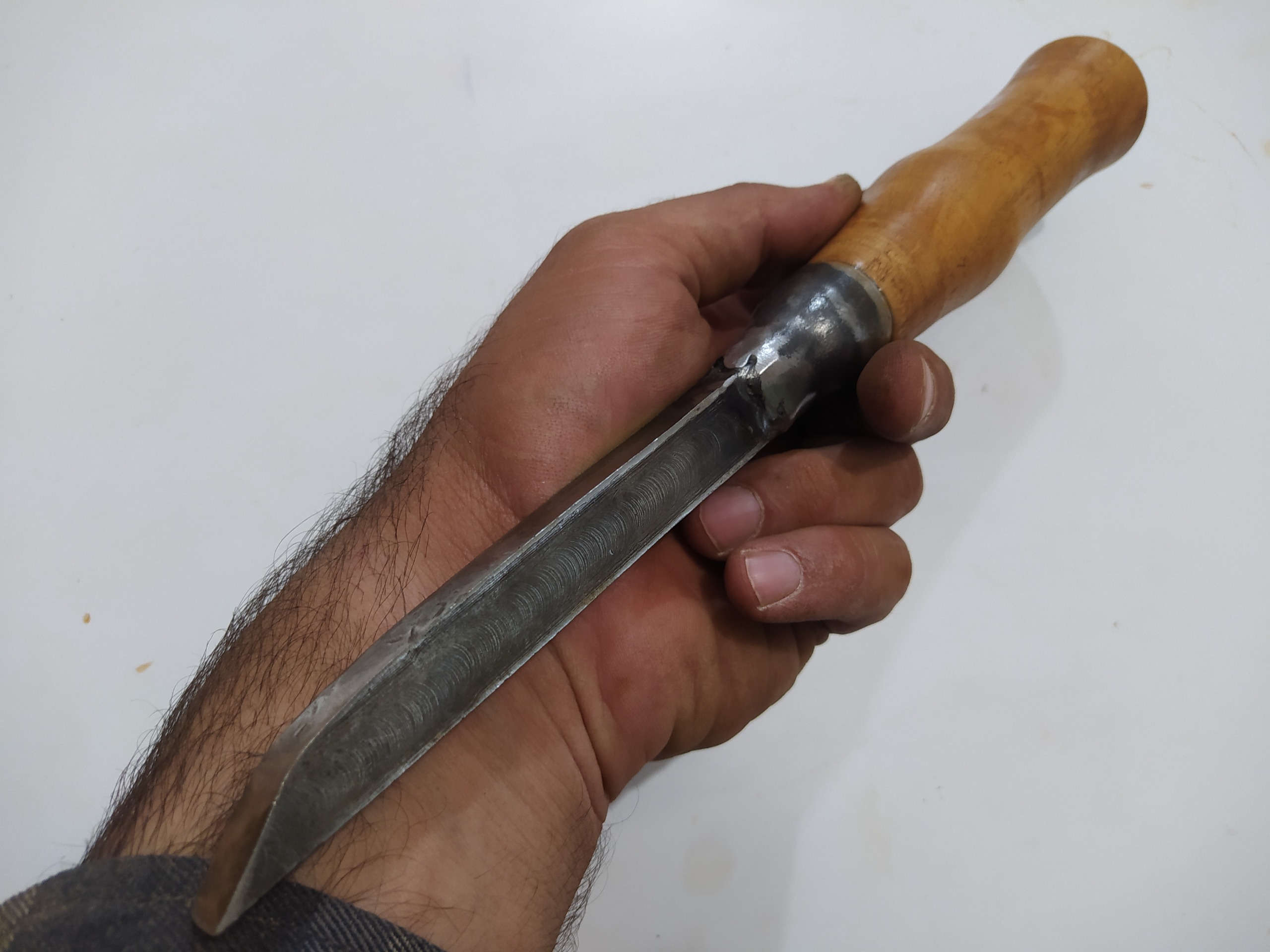 اسکنه فولادی نجاری قدیمی فوق العاده زیبا و تیز