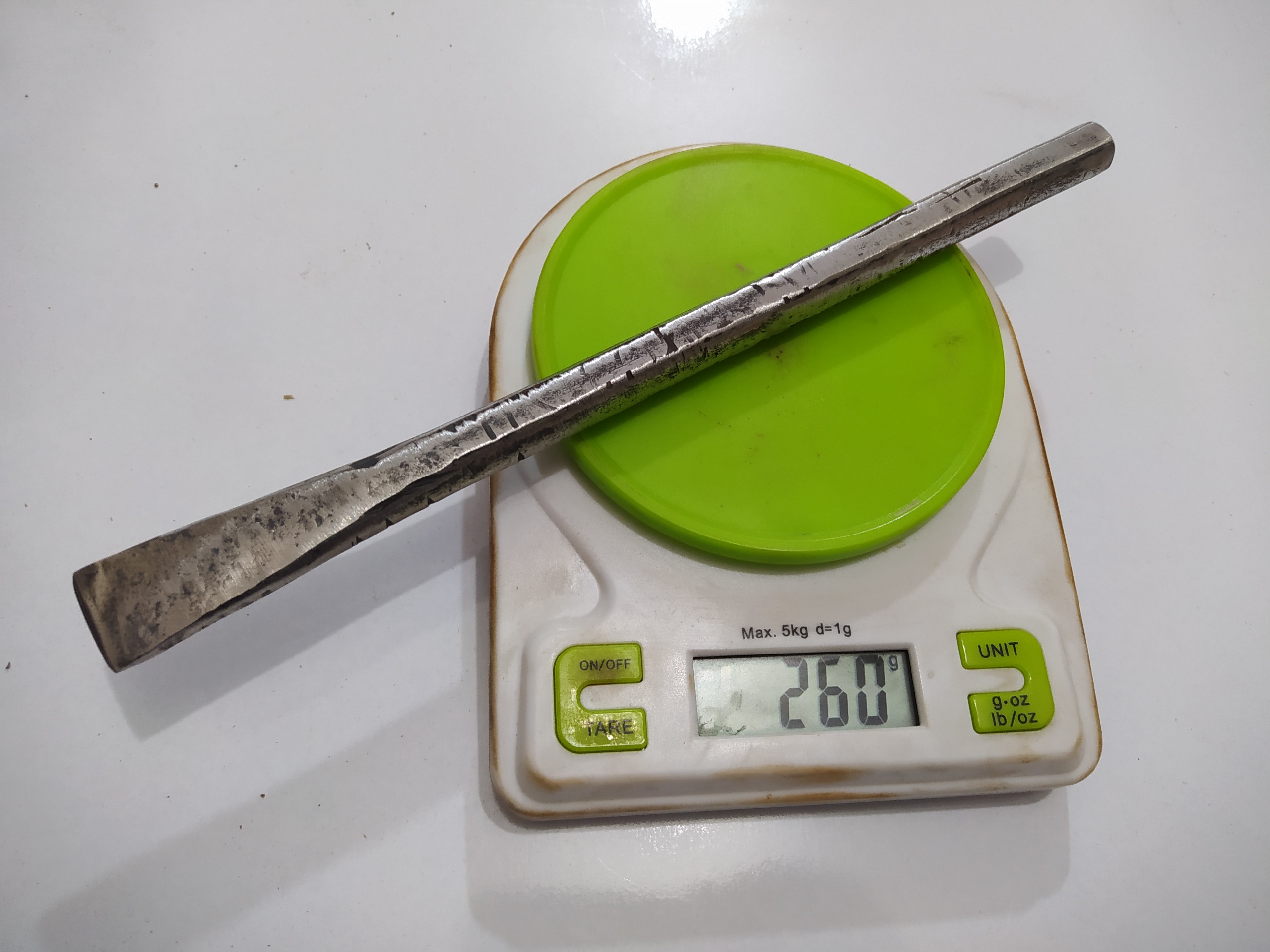 قلم شش گوش باریک 25 سانتی فولادی زیبا