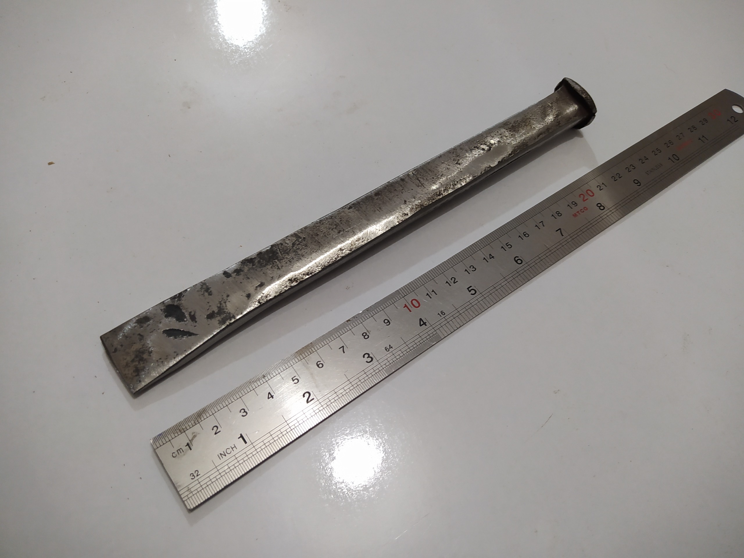 قلم ابزار فولادی تخت دست ساز آبدیده بسیار زیبا