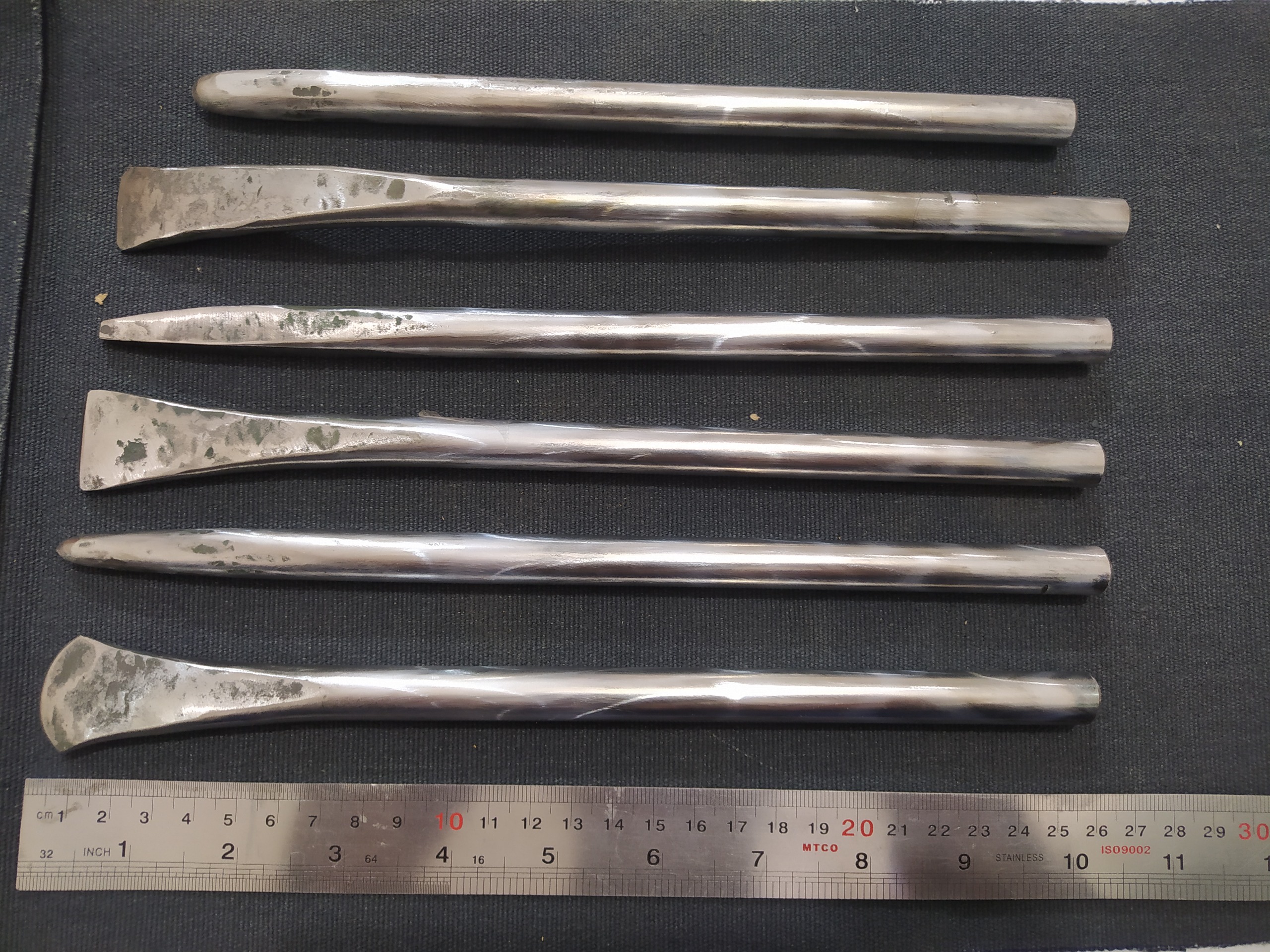 ست بی نظیر 6 عددی قلم های فولادی دست ساز