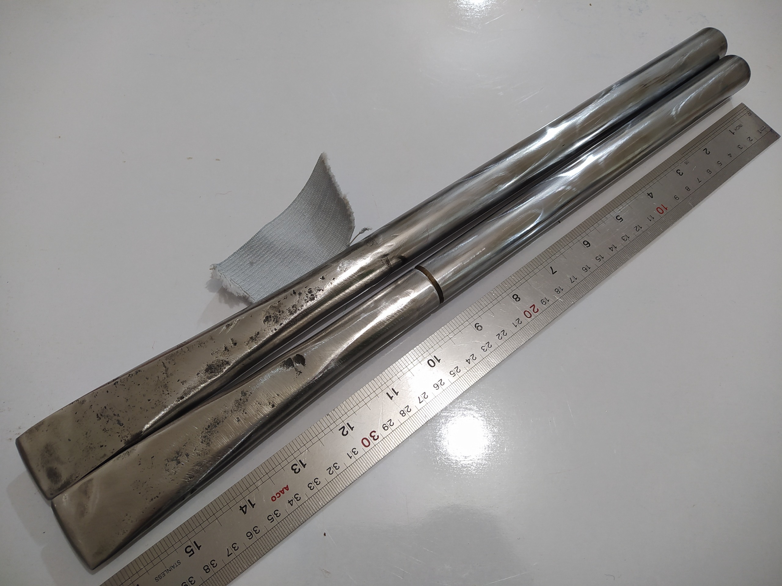 قلم فولادی ضخیم خالص آبدیده دست ساز بی نظیر