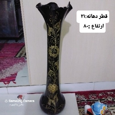 گلدان شیشه ای سایز بزرگ مطابق تصاویر
