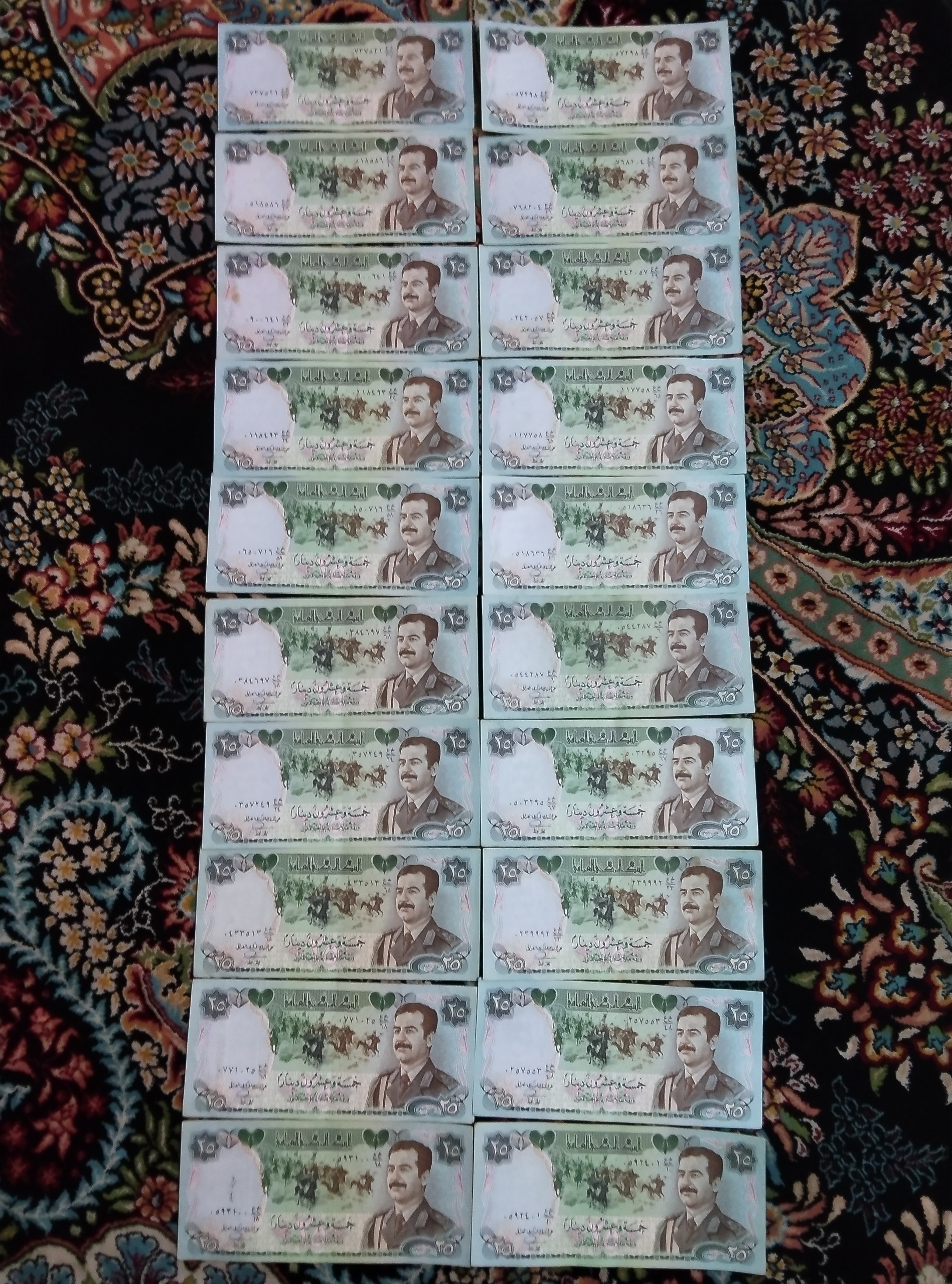 20عدد اسنکاس صدام حسین درحدنو 90درصد