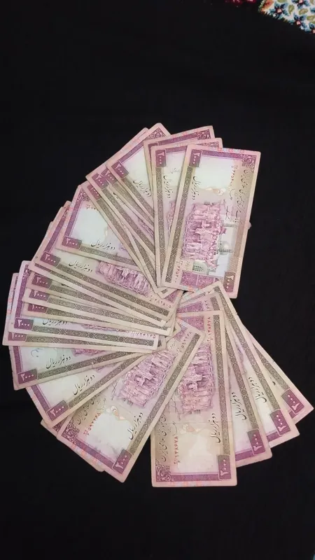 25عدد اسکناس2000 ریالی تظاهراتی فلیگراالله