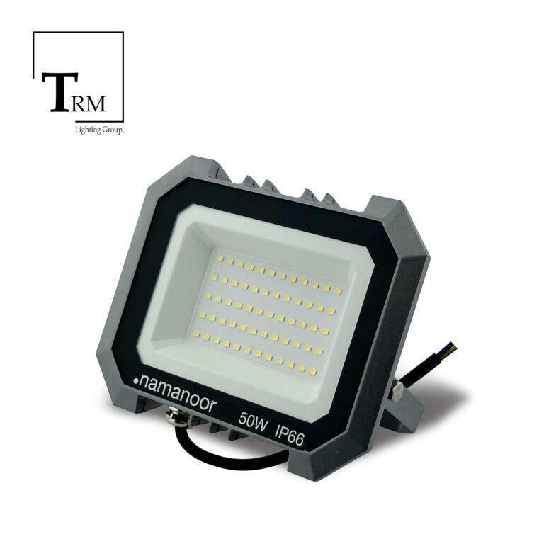 پروژکتور 50 وات SMD فلت نمانور - مهتابی