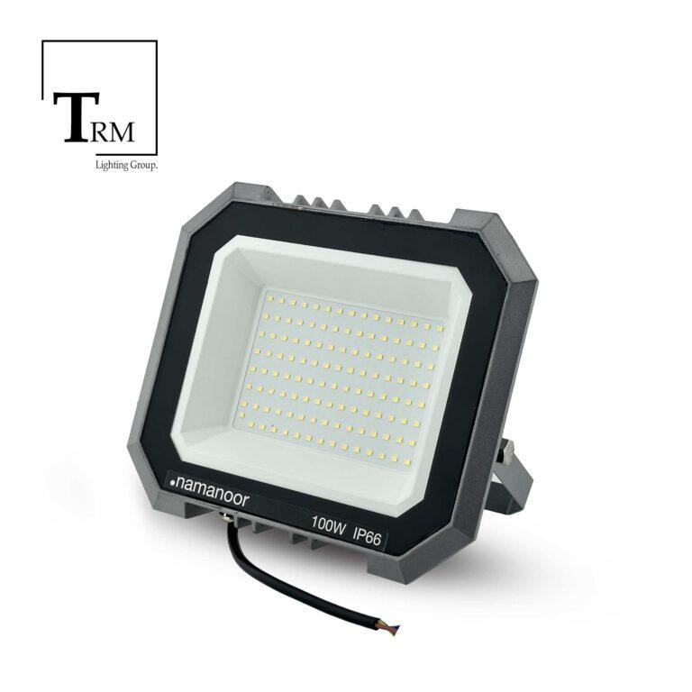 پروژکتور 100 وات SMD فلت نمانور - مهتابی