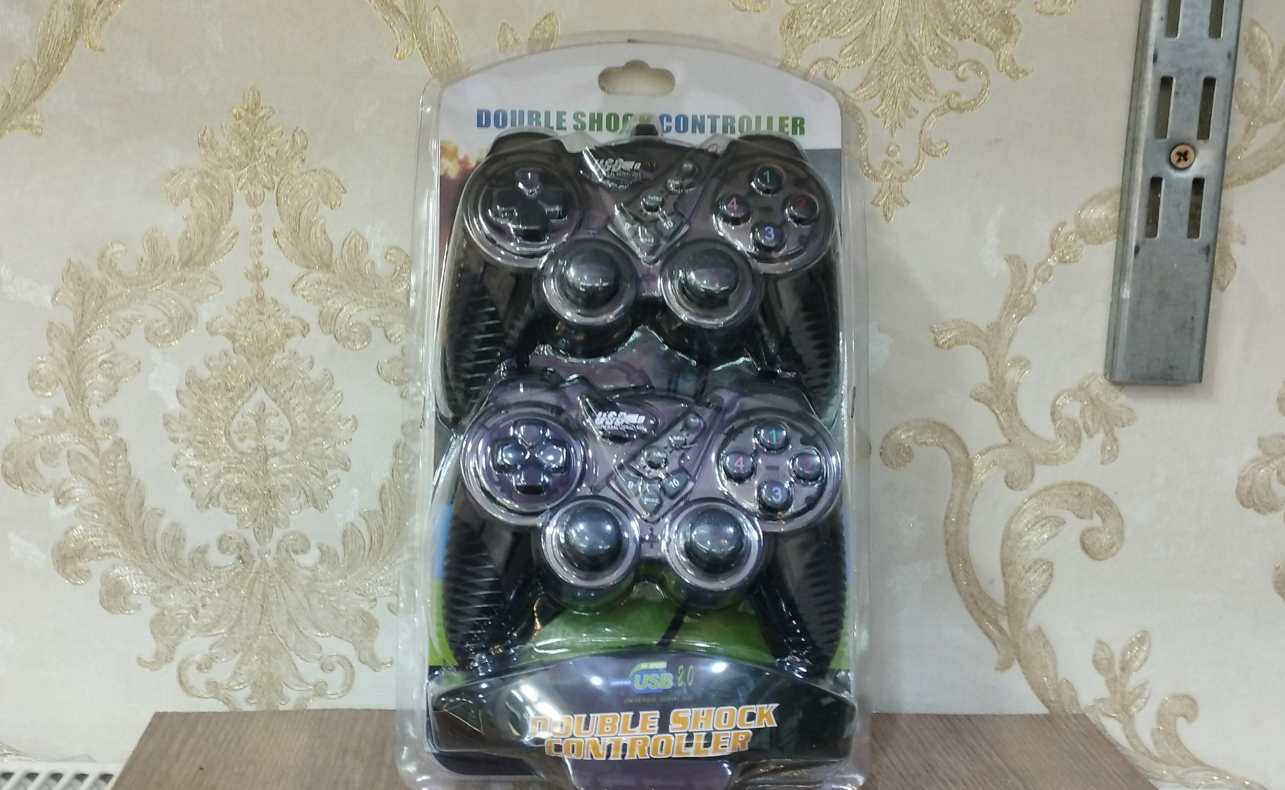 دسته بازی دوبل سیمی شوکدار فانتزی مدل USB-890