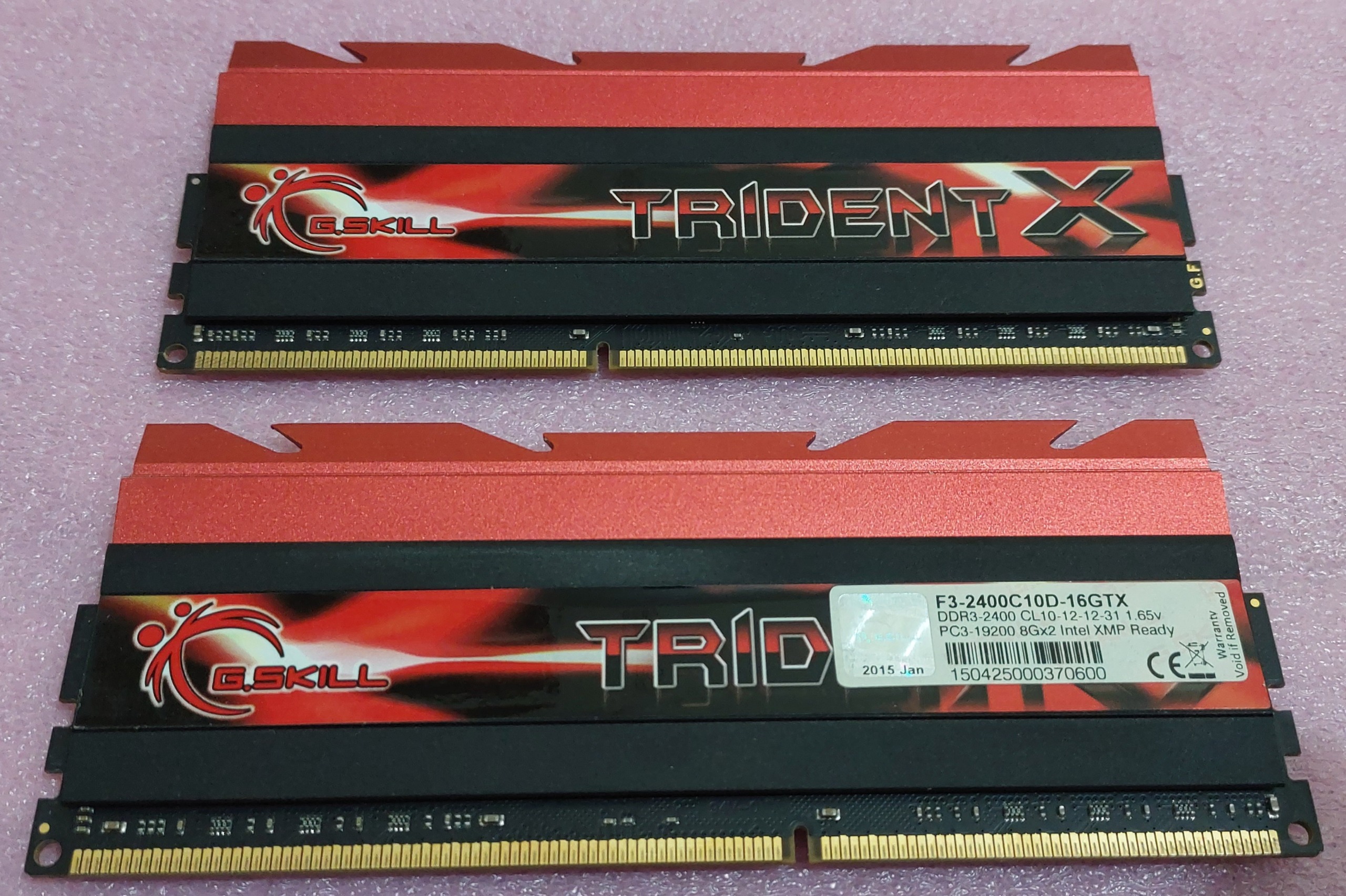 رم کامپیوتر G.Skill Trident X 16GB (2x8GB) DDR3