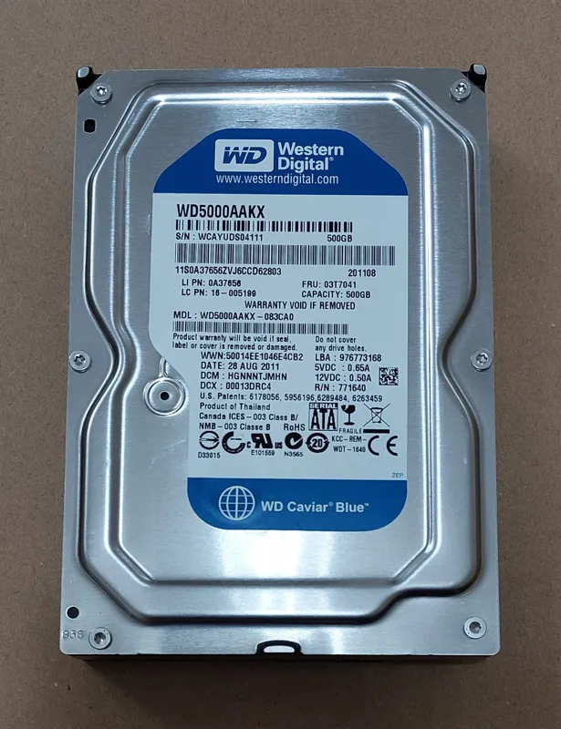 هارد 500GB WD blue (سلامت 98 درصد) با کد تخفیف