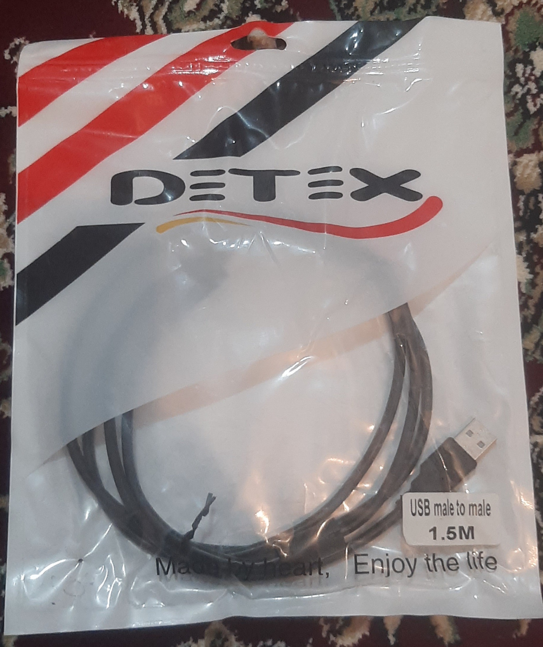 کابل دو سر نر  USB  با کیفیت  DETEX