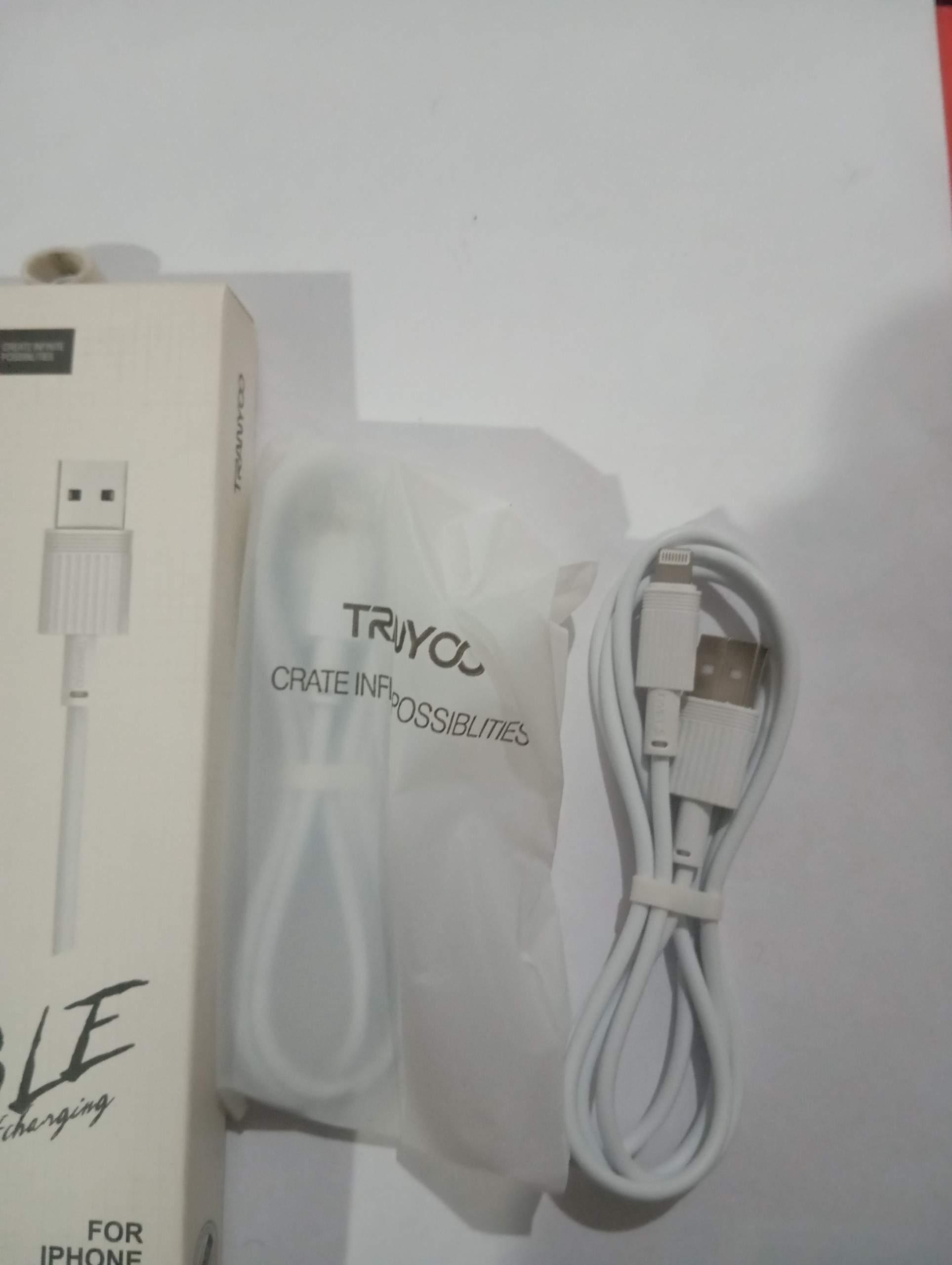 کابل شارژ فست موبایل آیفون نو آکبند ارسال رایگان