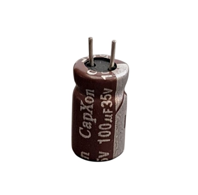 پک20عددی خازنC2D23100FHLEL Capxon 100µf,35v