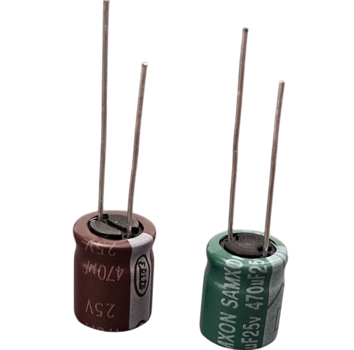 پک20عددی خازن 25_GDB471_M1XCVT_A   470µf,25V