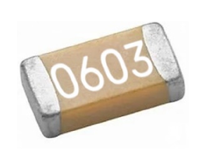 خازن SMD - 10nf - 50v - پکیج 0603