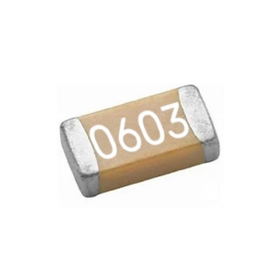 خازن 2200 نانو فاراد 10 درصد 10 ولت پکیج 0603