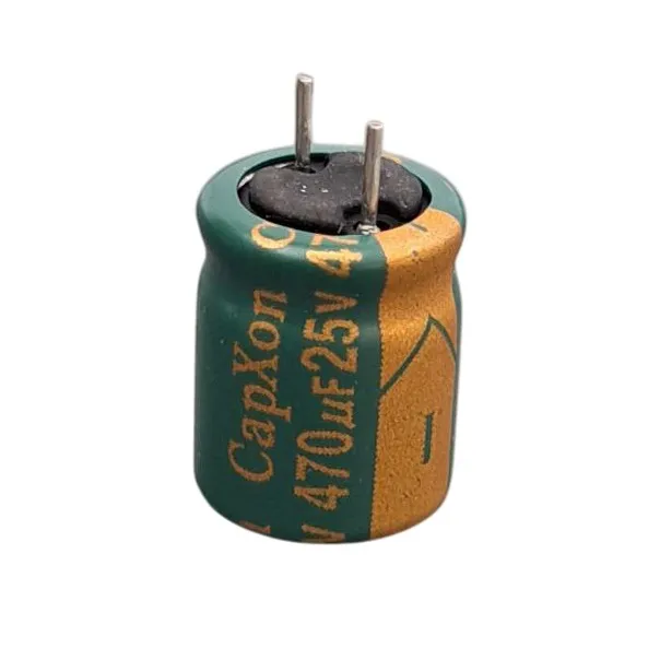 پک 20 عددی خازن مارک 25V 470µF CAPXON