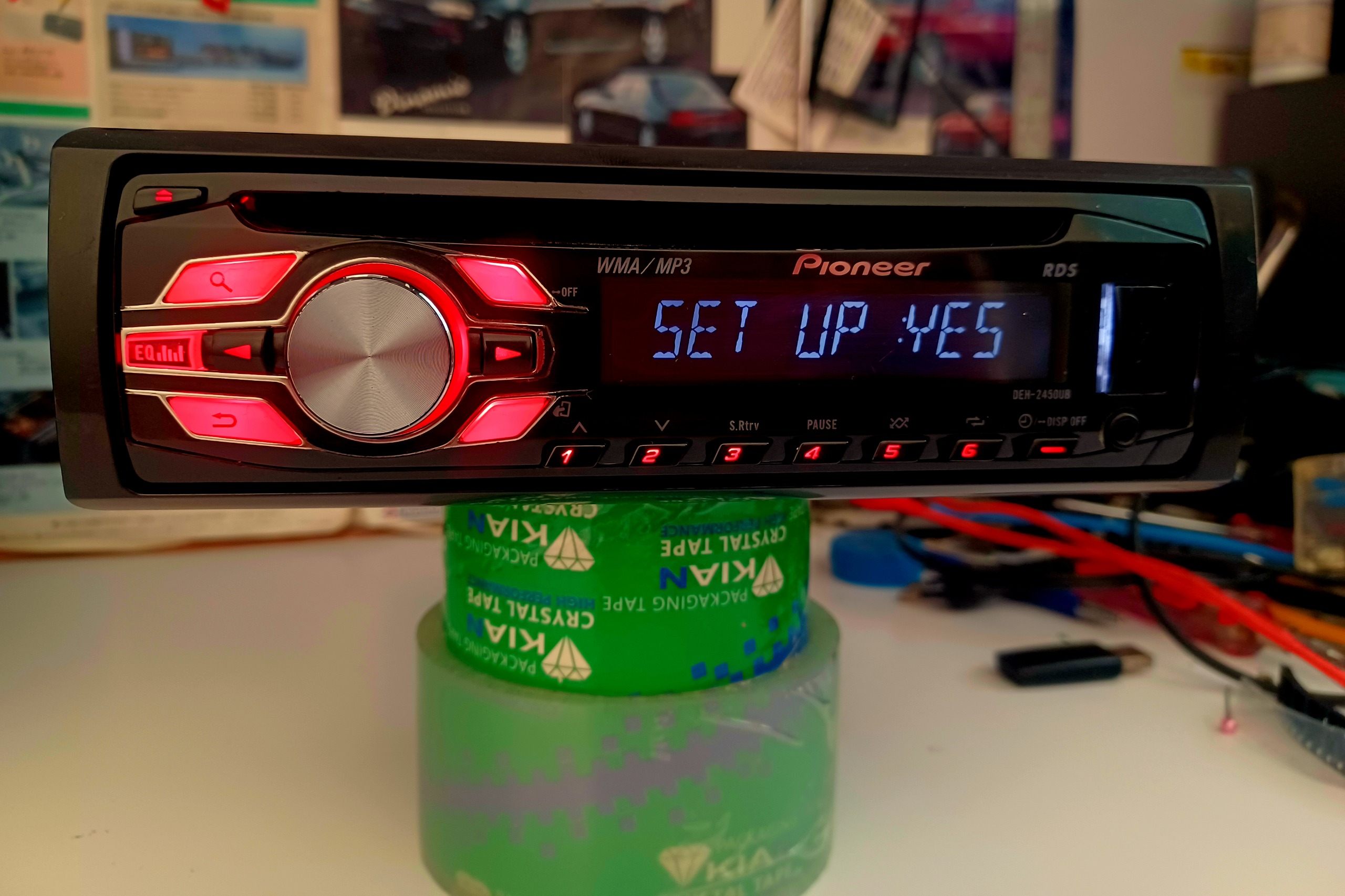 پخش پایونیر مدل 2450 bt