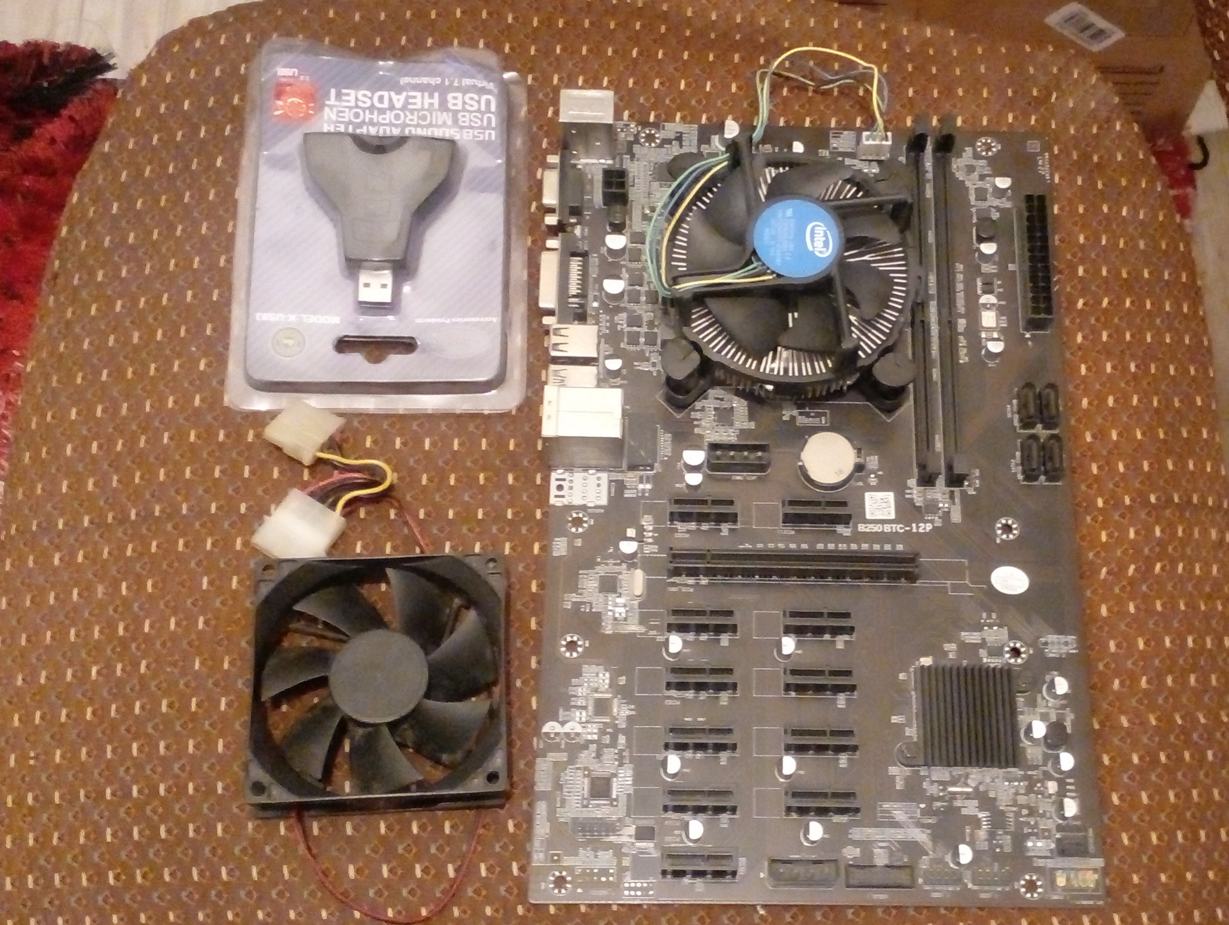 مادربرد B250BTC 12P نسل 6و7 DDR4