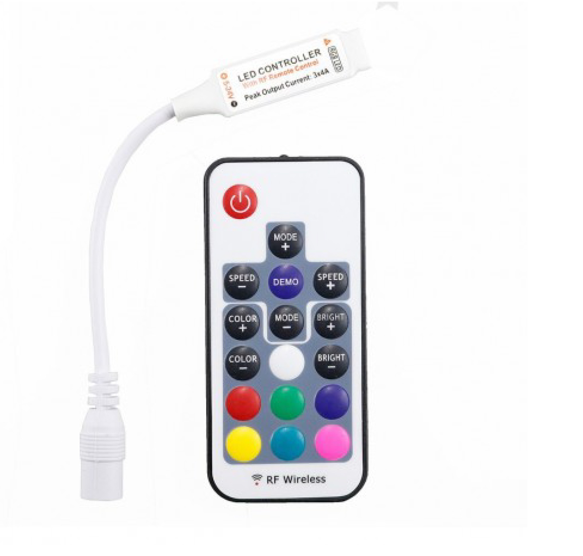 مینی درایور و کنترلر RGB - کنترل از راه دور RF-12A