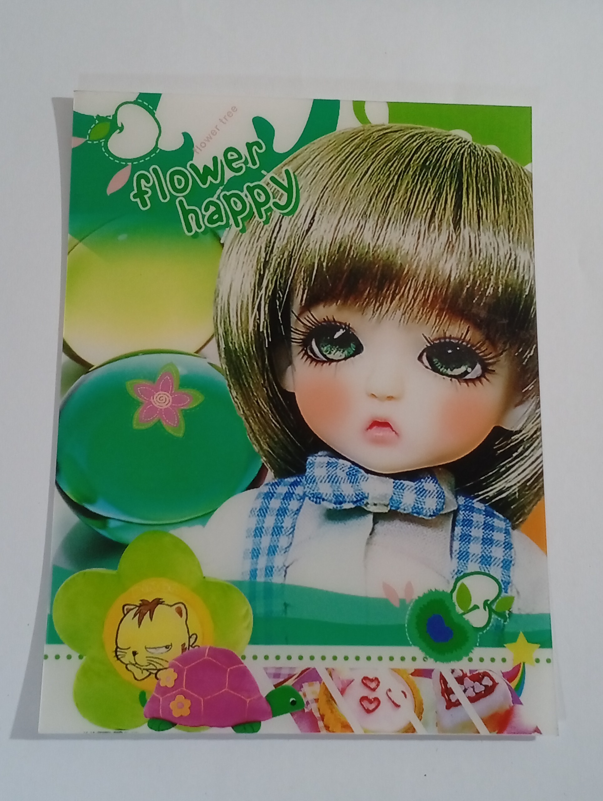 کارت پستال سه بعدی عروسکی