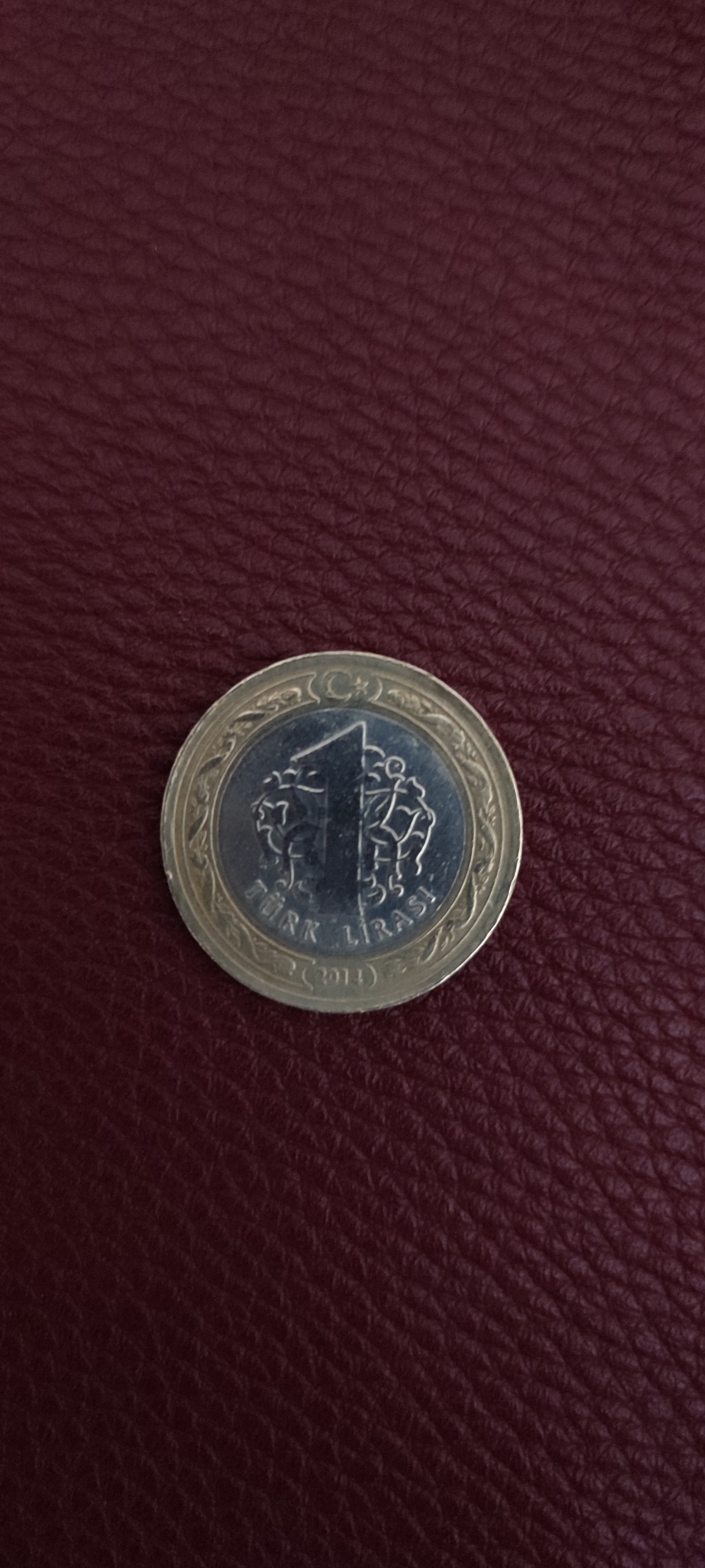 سکه 1لیر ترکیه سال 2014
