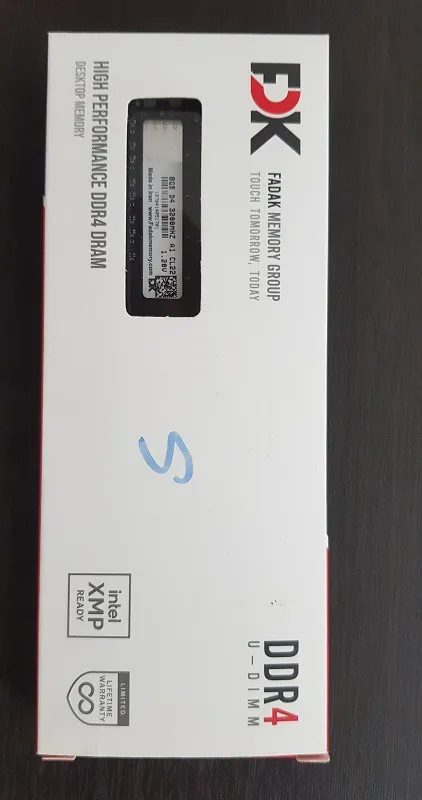 رم کامپیوتر فدک مدل A1 ظرفیت 8 گیگابایت DDR4