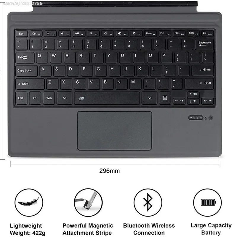 کیبوردبـلوتـوث مـناسب بــرای سرفیس پرو 3 4 5 6 7