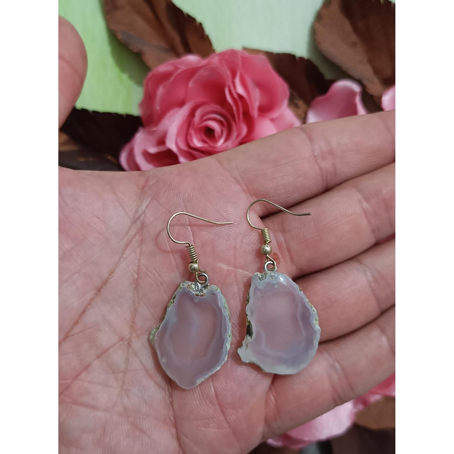 گوشواره عقیق آبدار