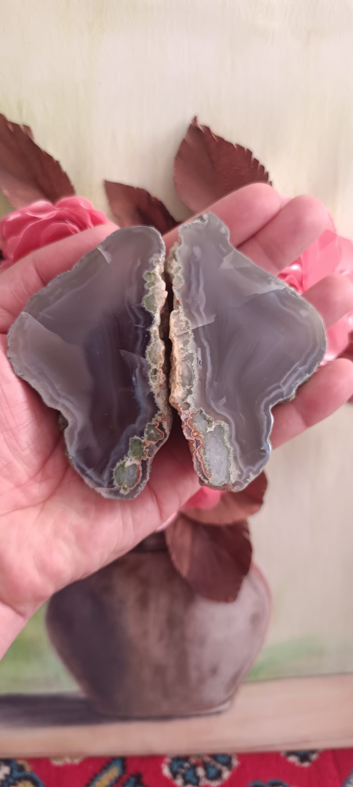سنگ کلکسیونی عقیق آبدار سلیمانی