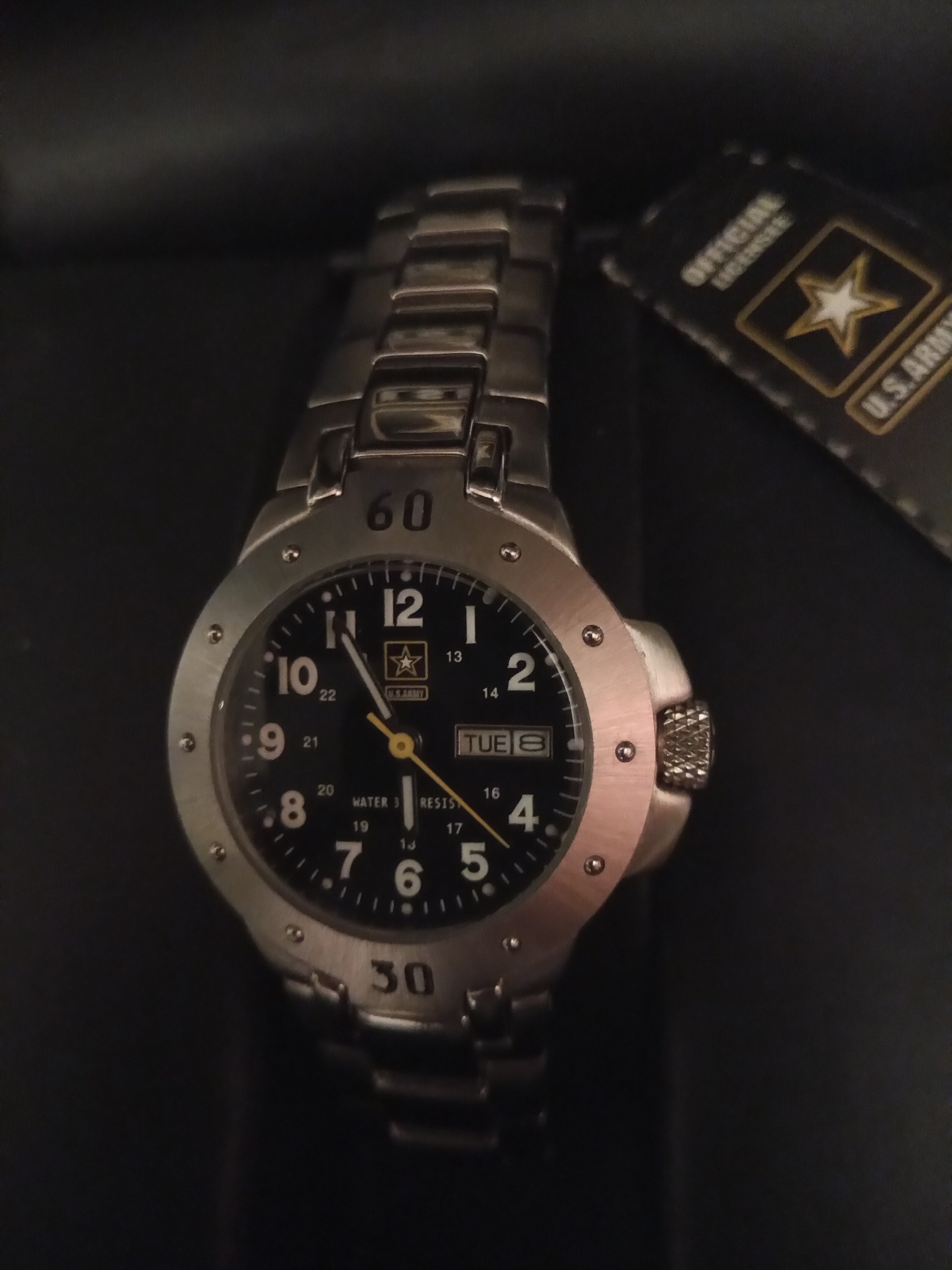 ساعت زنانه US ARMY کوارتز ساخته فولاد ضد زنگ ژاپن