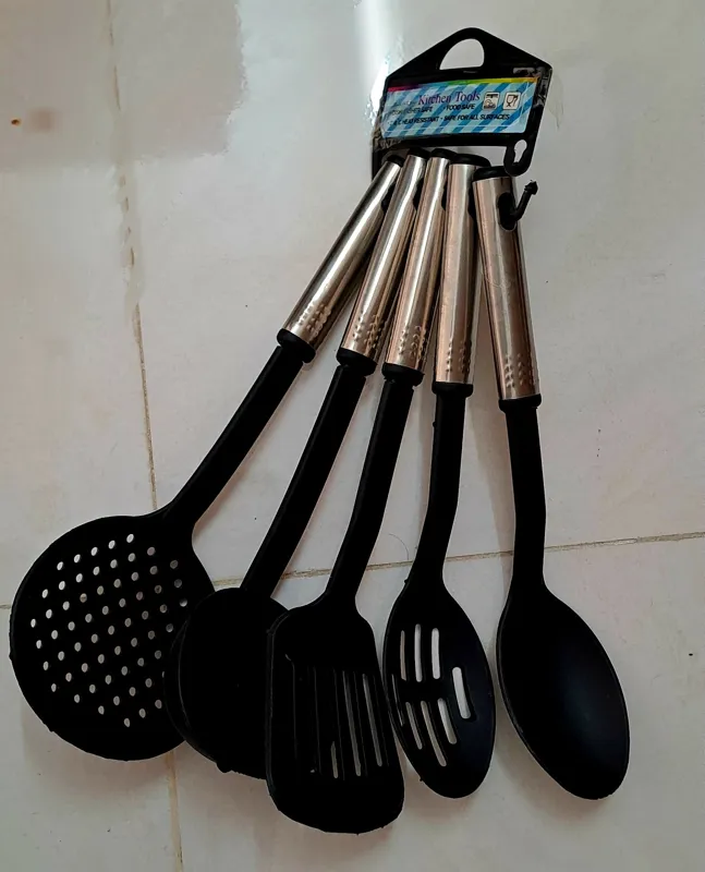 ست ملعقه و کفگیر خارجی 5 قطعه