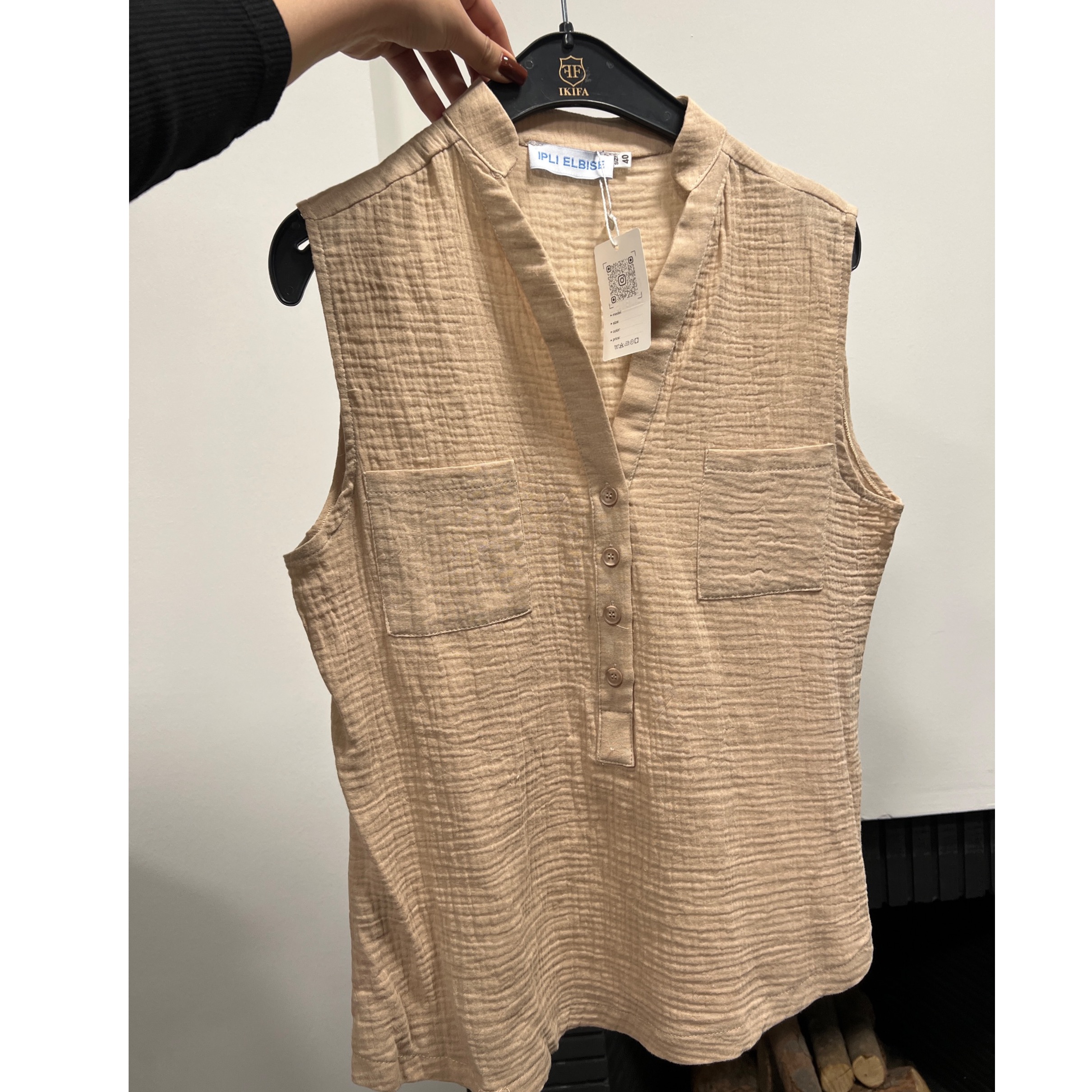 تاپ جیبدار شیک