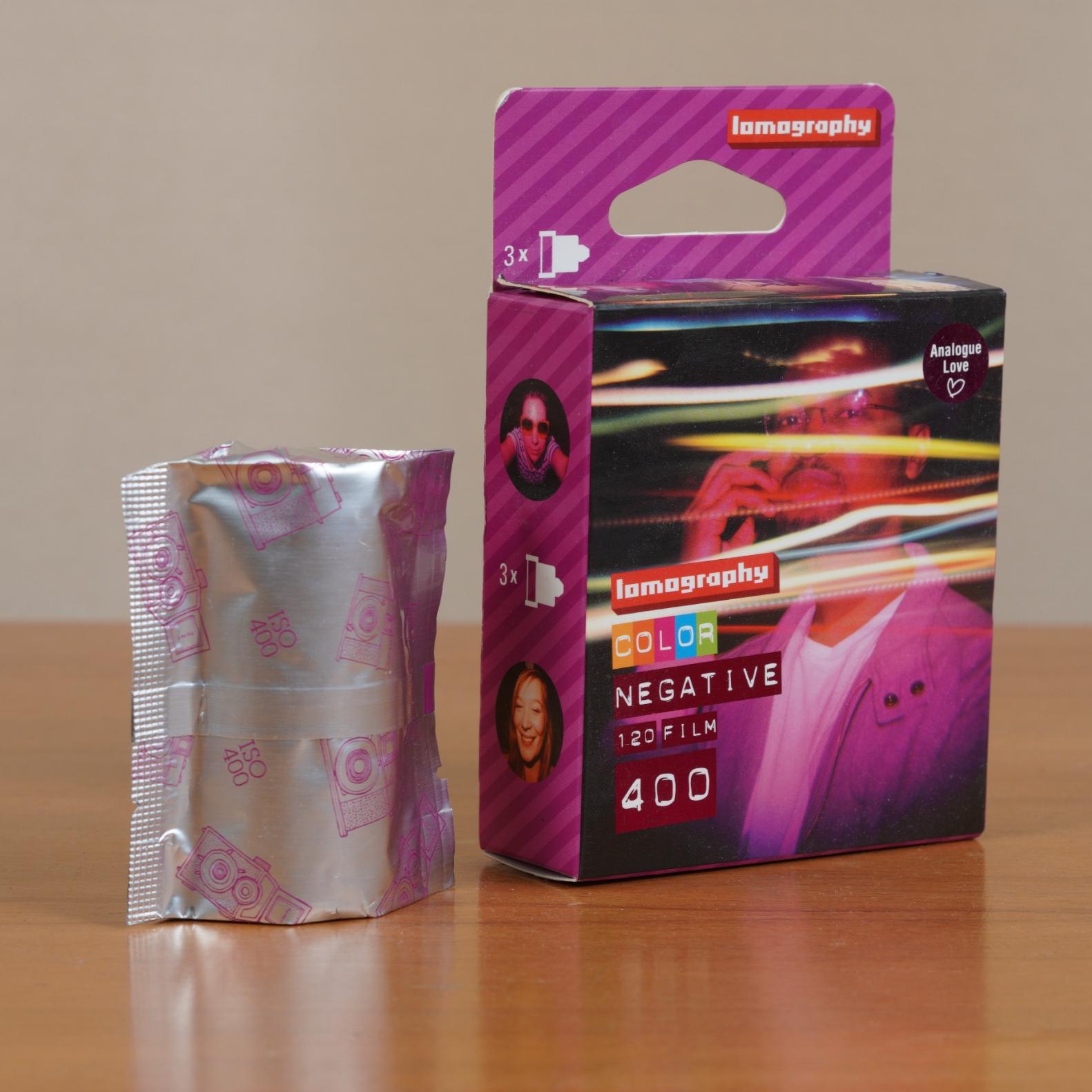 نگاتیو 120 رنگی لوموگرافی