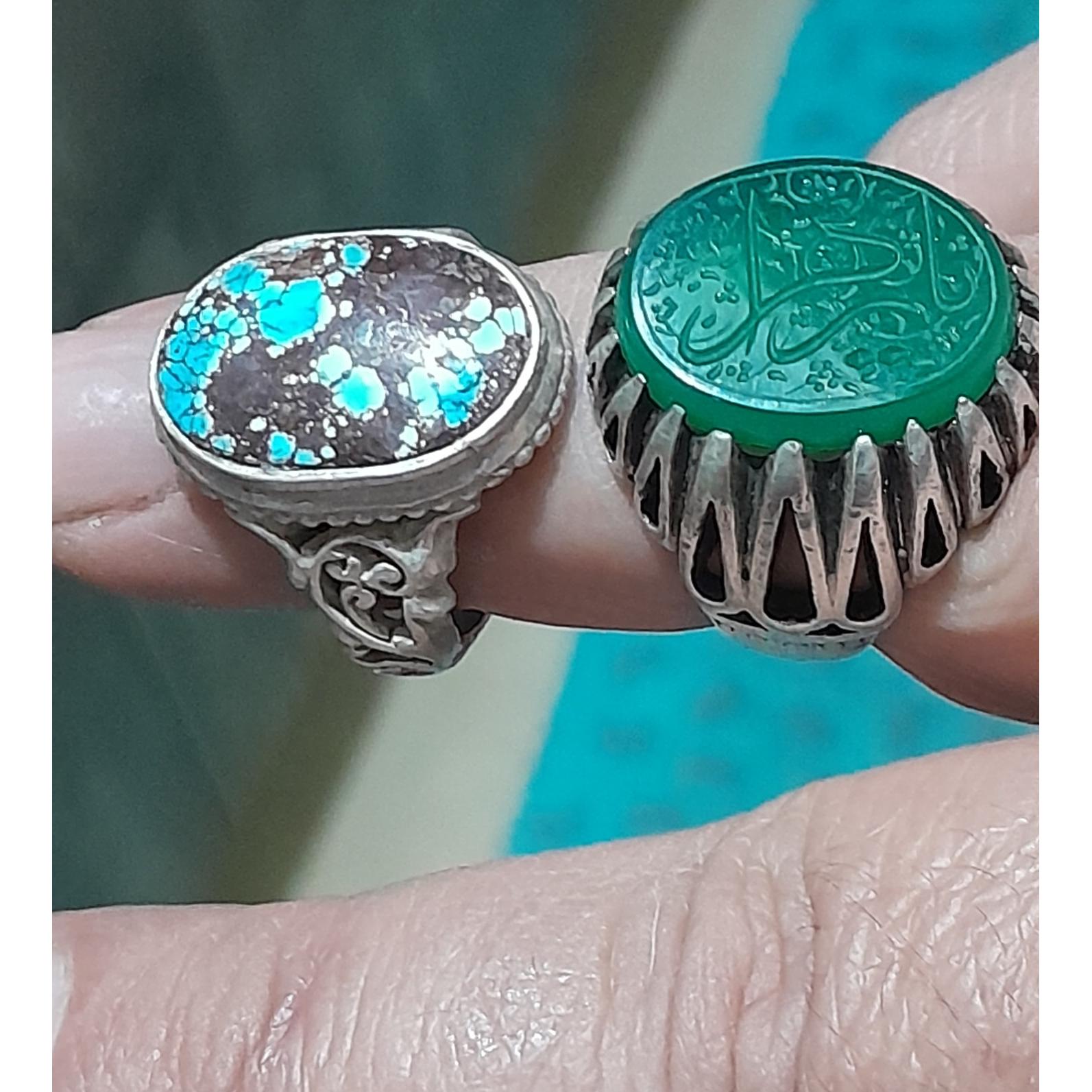 انگشتر نقره کهنه