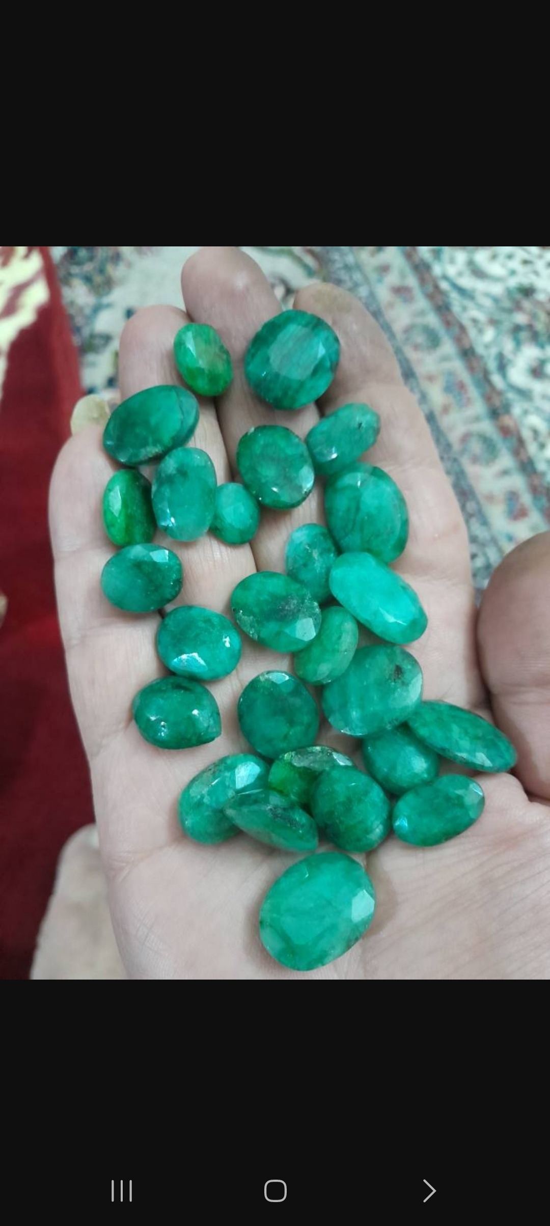 نگین زمرد هندوستان 300قیراط
