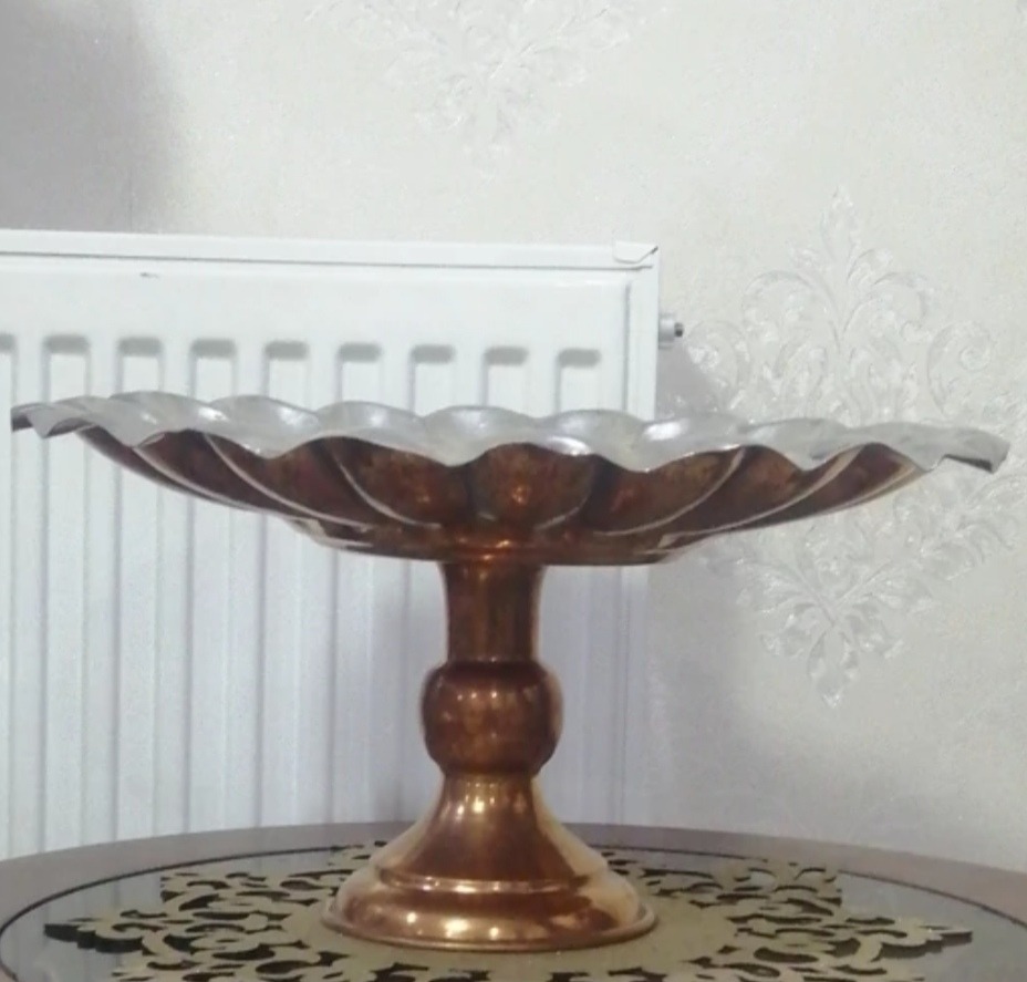 شیرینی خوری مسی بزرگ