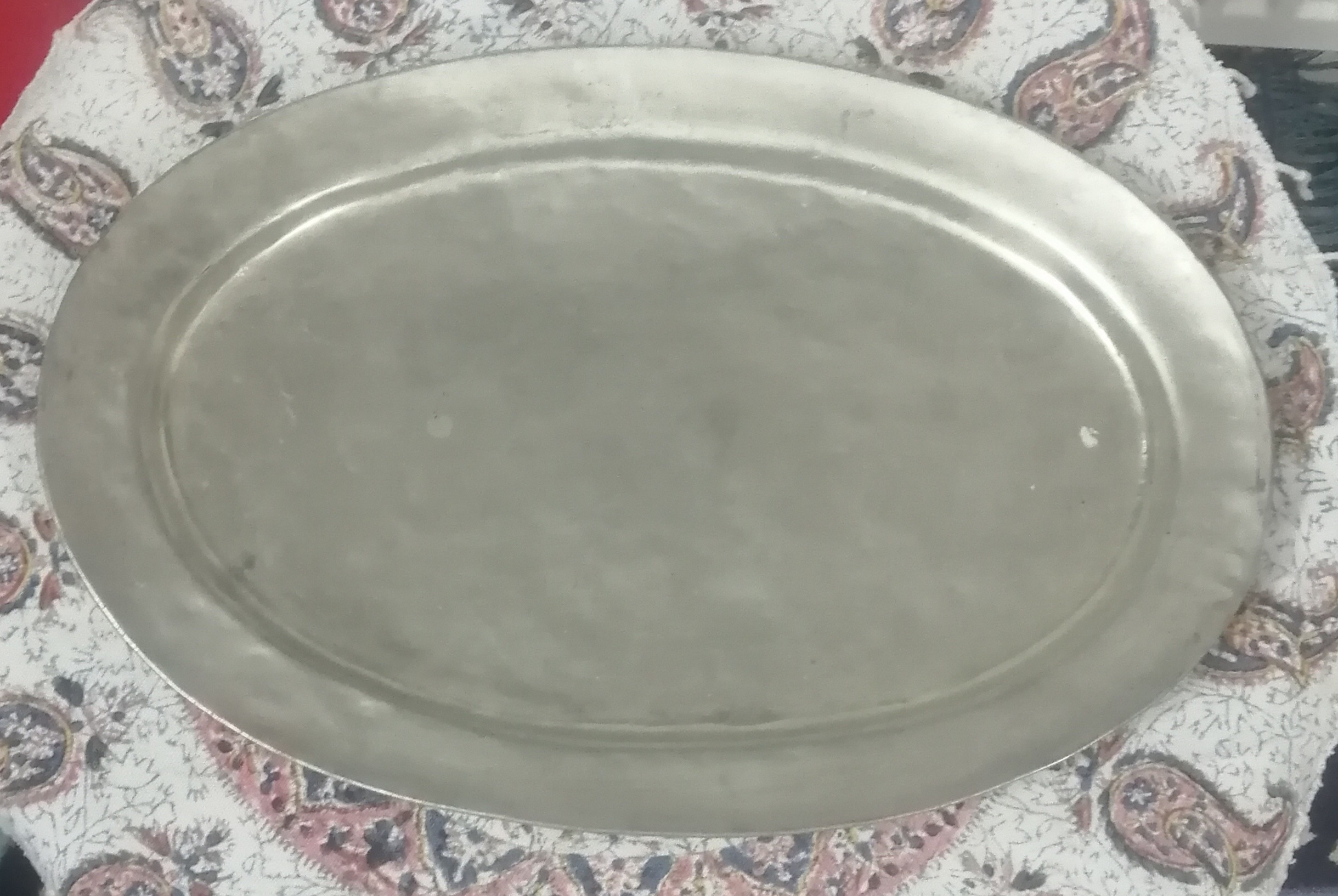 دیس مسی سفید قدیمی