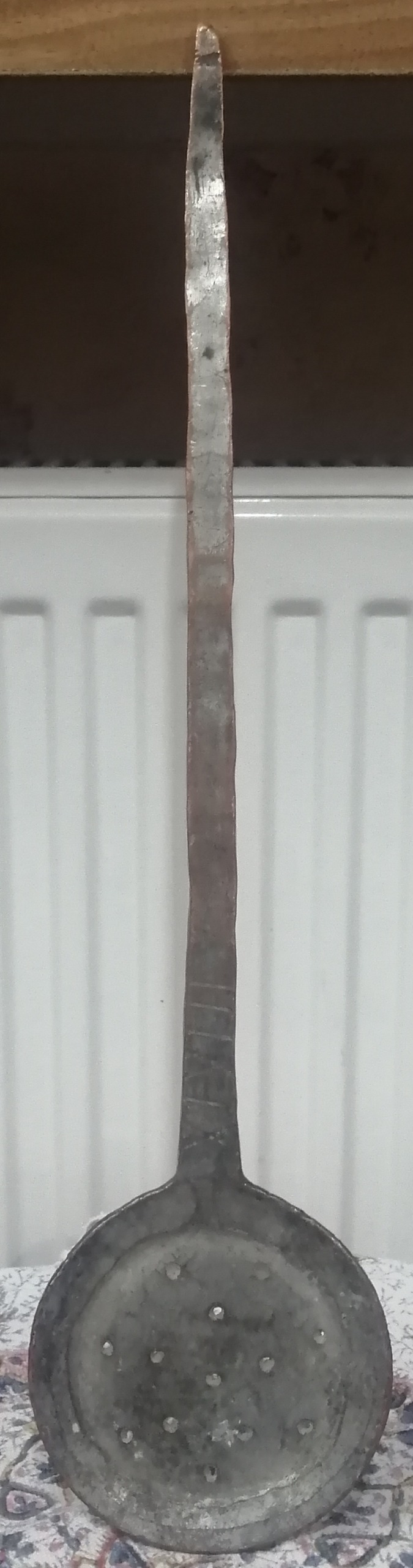 کفگیر مسی قدیمی