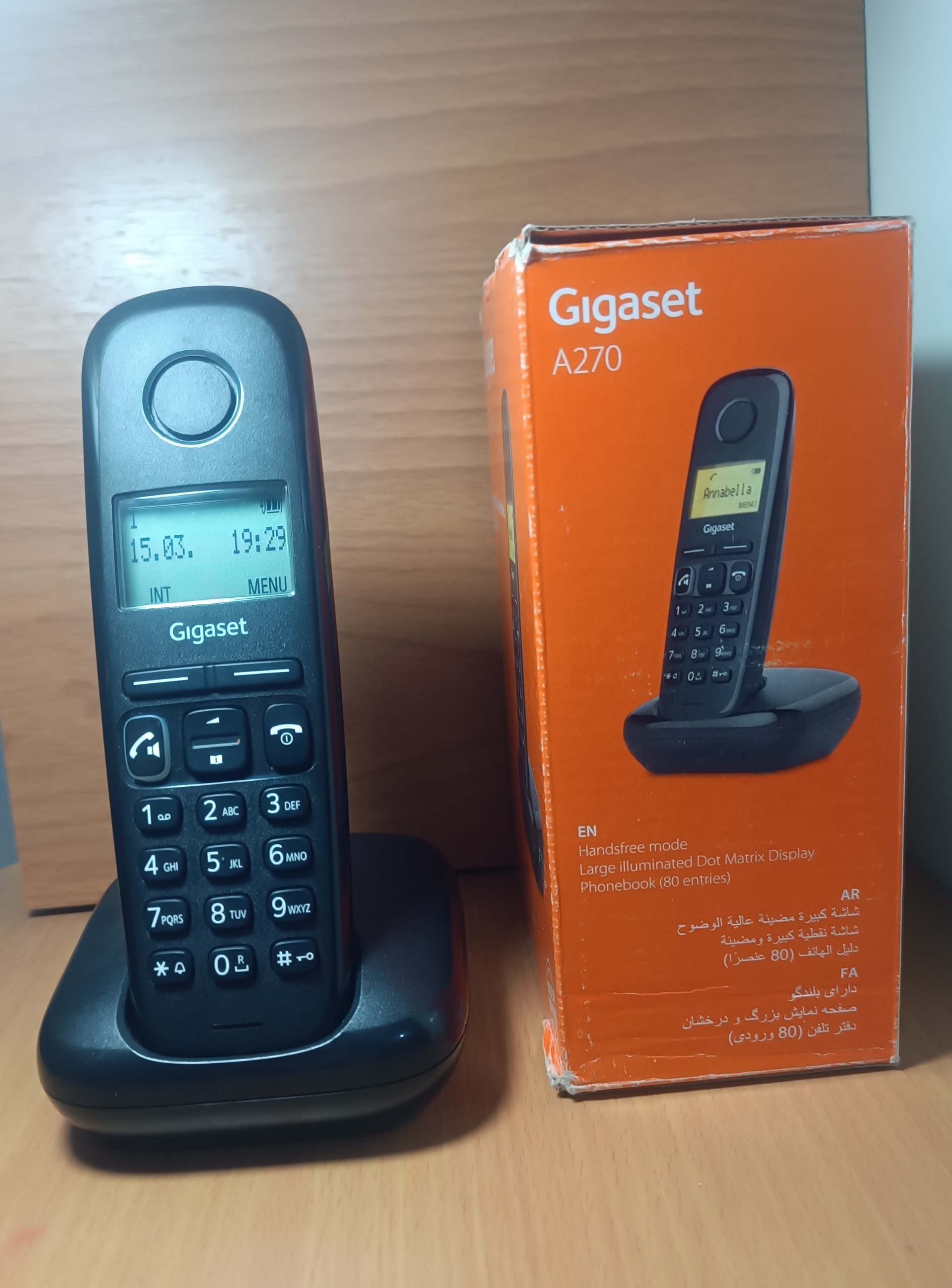 تلفن بیسیم گیگاست a270 ( در حد نو )